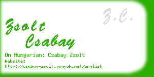 zsolt csabay business card